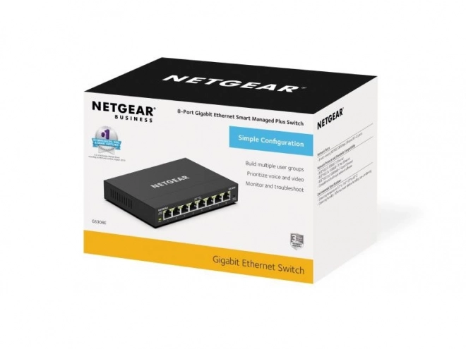 Managed Switch NETGEAR GS308E 8-Port Gigabit Ethernet Plus