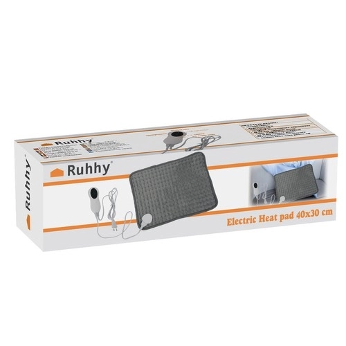 Cuscino elettrico riscaldante multifunzione 40x30 cm con telecomando