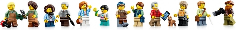 12 minifigures and plenty of accessories