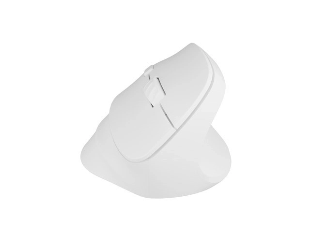 Vertical Wireless Mouse Crake 2 BT 5.2 + 2.4GHz White