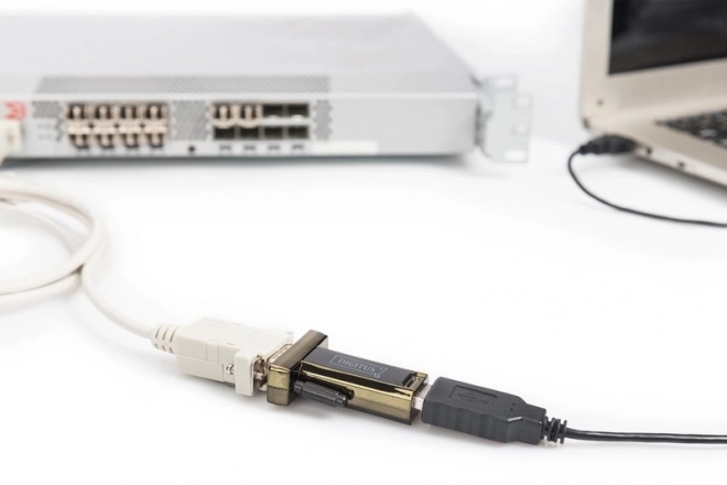 Převodník/adaptér USB 2.0 na RS232 (DB9) s kabelem USB A M/Z 80cm