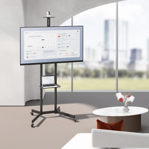 Due mensole pratiche: dispositivi e fotocamera