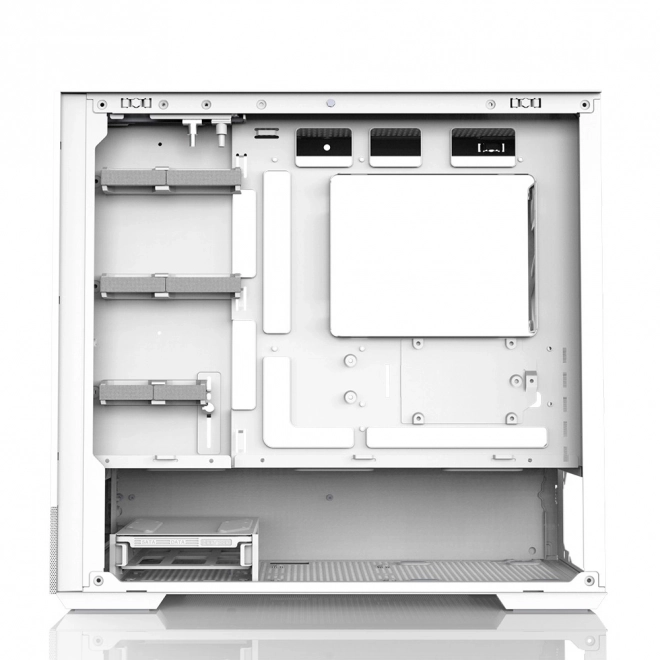 White P30 Air mATX Mini Tower Case with ARGB Fans