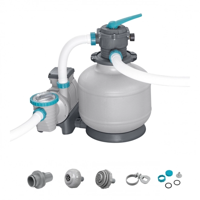 Powerful sand filtration for Bestway pools