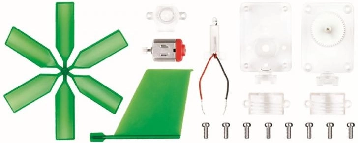DIY kit with clear parts and simple assembly