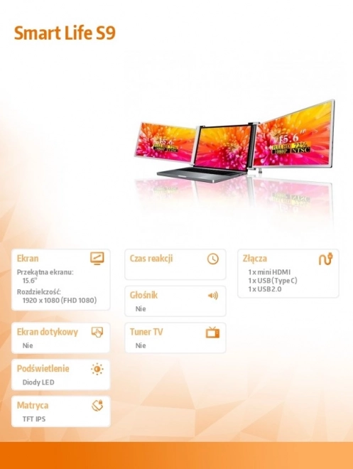 Smart Life Portable Dual Laptop Monitors