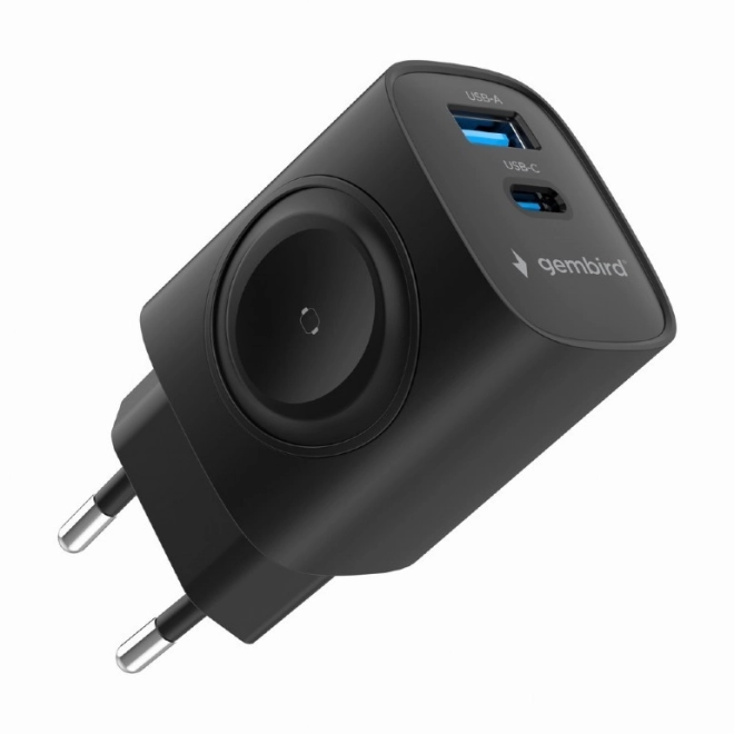 Usb A Usb C 20W Power Delivery Quick Charge 3.0 Black Charger
