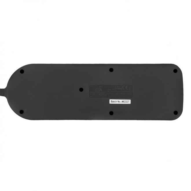 Prodlužovací kabel 1,5 m 250VAC 10A 4 zásuvky MCE508 B USB-C Quick charge 2.0 port IP20