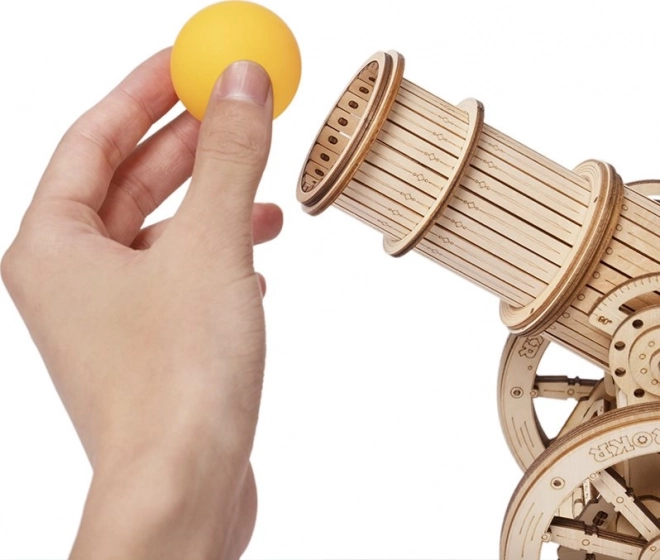 Puzzle 3D di legno Robotime Rokr Cannone d'Assedio Medievale