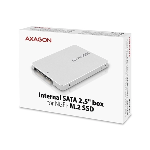 Alloggiamento interno ARGENTO SATA per SSD M.2 SATA