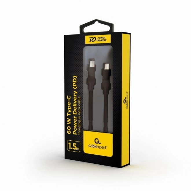 USB-C to USB-C Power Delivery Charging Cable 60W 1.5m