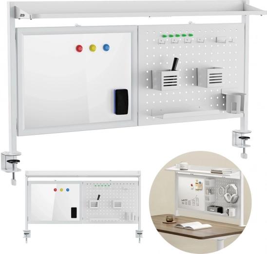 Magnettafel und Pegboard für maximale Ordnung