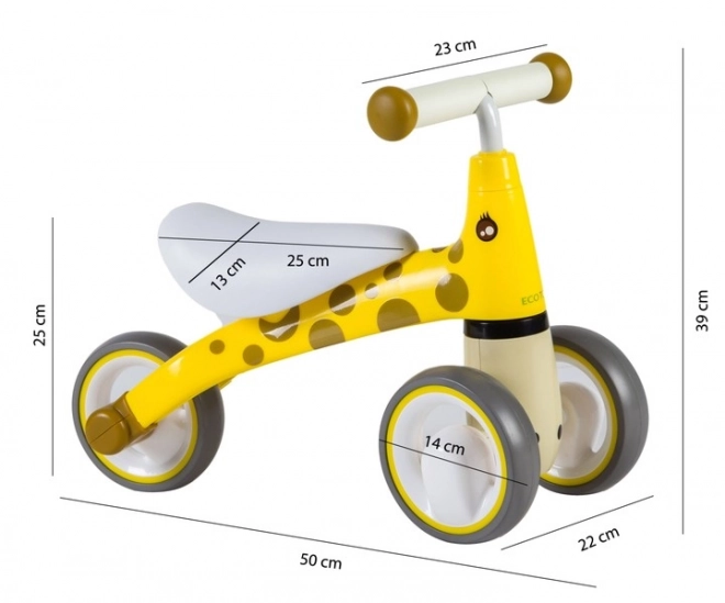 Giraffe Design Balance Bike by Ecotoys