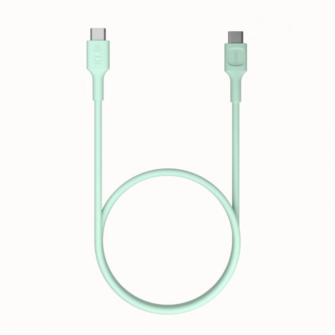 Usb-c zu usb-c kabel PowerFlex 100W Silikon 1.2m Grün