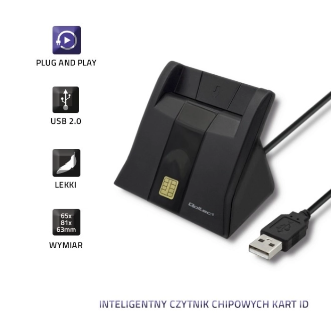 Lettore intelligente di carte chip USB 2.0 Plug&Play