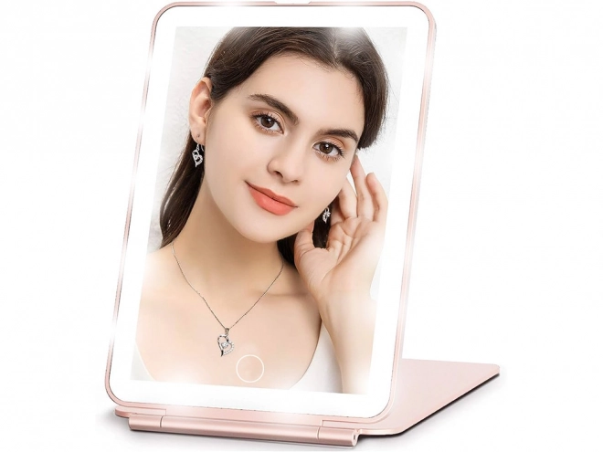 LED Lighted Foldable Makeup Mirror