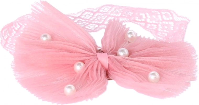 Eleganten rožnat naglavni trak