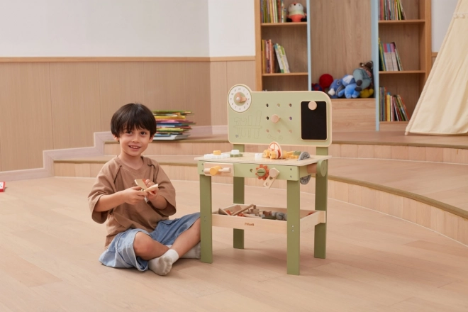 Banco da lavoro in legno per bambini