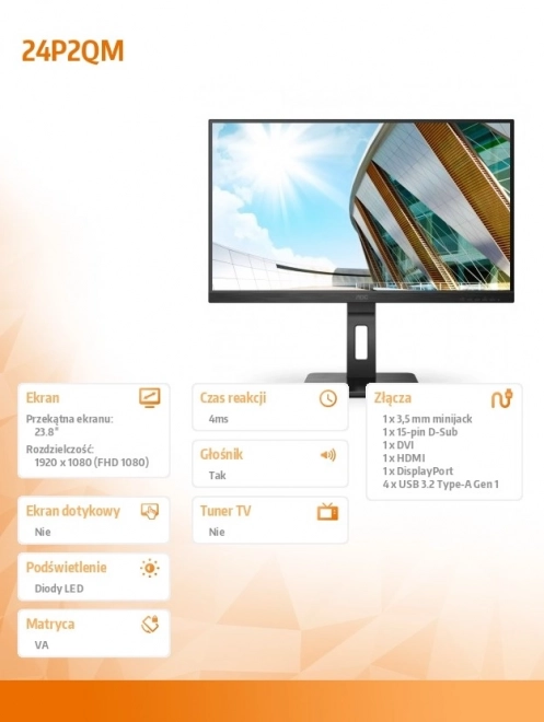Monitor AOC 24 inches