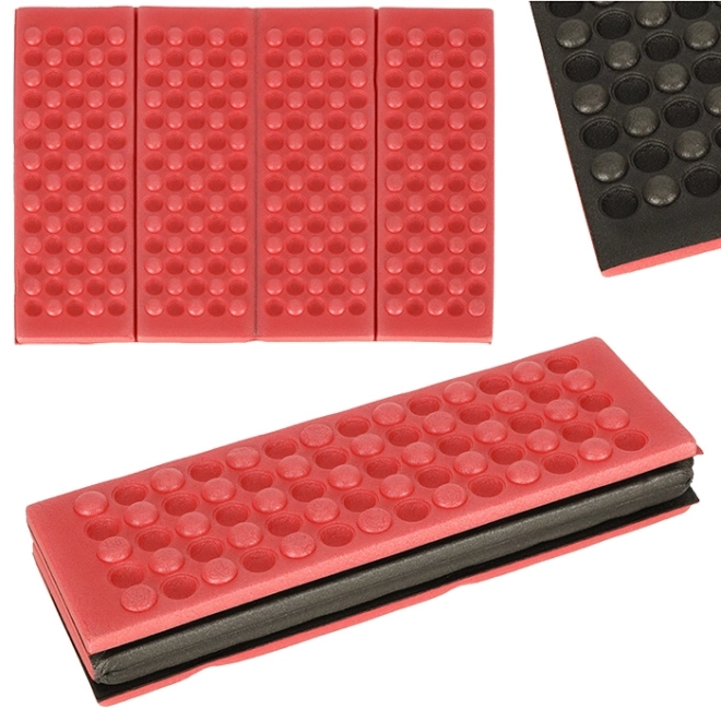Foldable Foam Travel Seat Mat Red – Red