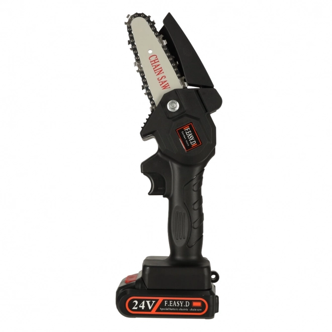 Battery-Powered Mini Chainsaw in Carry Case