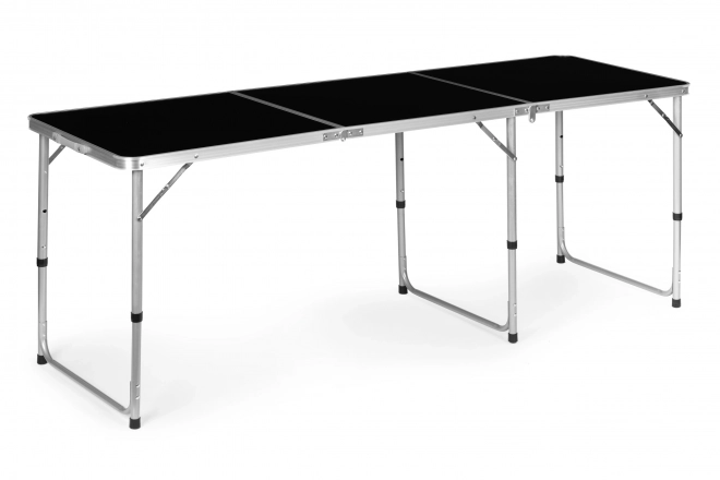 Tavolo da campeggio tavolo pieghevole campeggio piano nero 180 x 60 cm
