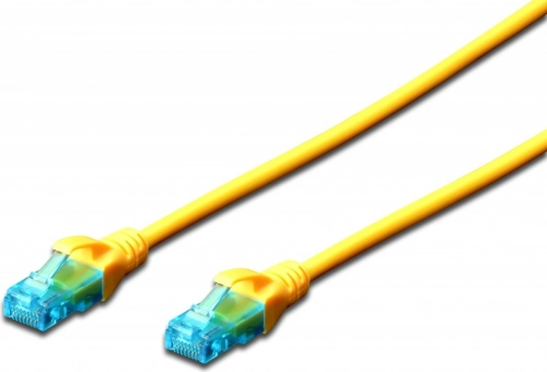 Cavo patch di rete U/UTP Cat 5e, 5 m, giallo