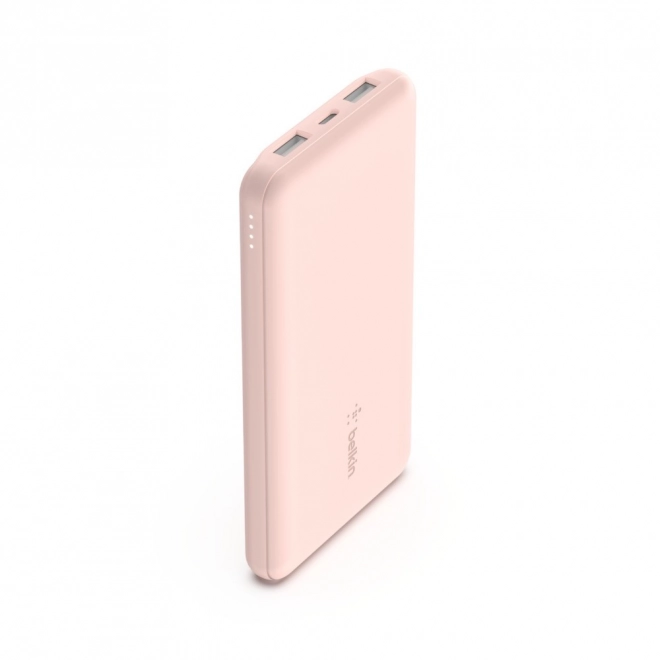 Powerbank 10 000mAh USB A e C 15W oro rosa