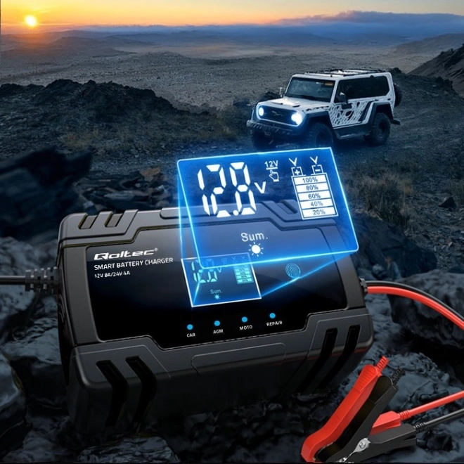 Smart Microprocessor Battery Charger with Repair Function