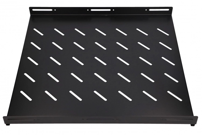 1U 500 mm rack shelf black