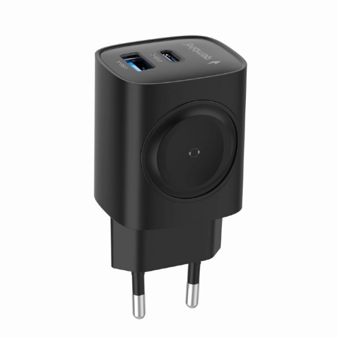 Usb A Usb C 20W Power Delivery Quick Charge 3.0 Black Charger
