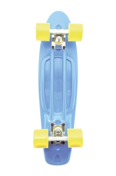 Children's Pennyboard Skateboard – Blue, yellow wheels