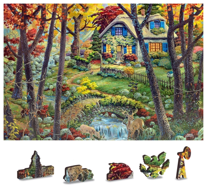 Double-sided 2-in-1 puzzle for double the fun