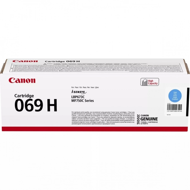Canon high yield cyan toner cartridge