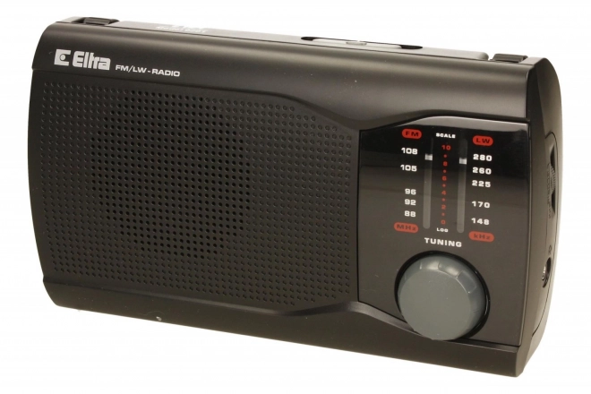Portable Longwave and FM Radio EWA in Black