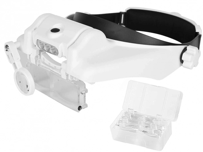 Goggles with 3 LED headlamp lens 13x