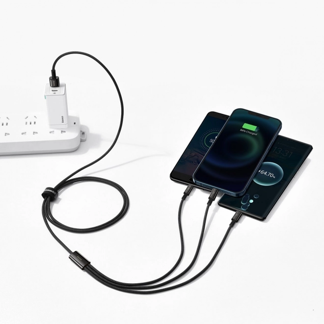 Baseus Tungsten Gold 3-in-1 USB Cable