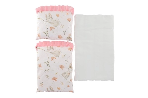 Set Copertina con Cuscino e Base per Bambole