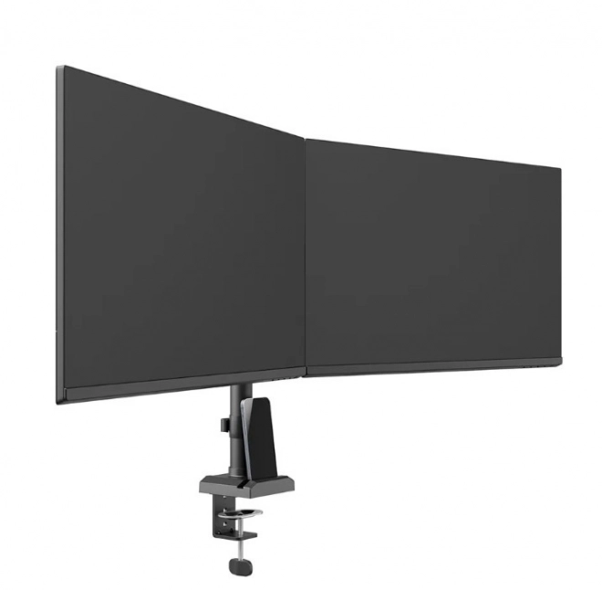 Adjustable dual monitor arm