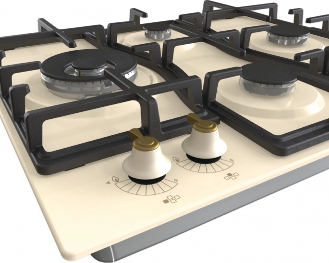 Gas Hob with Cast Iron Grates