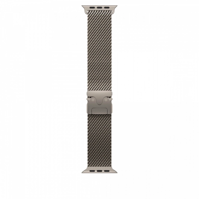 Natural Titanium Milanese Bracelet for 49 mm Case - Size S