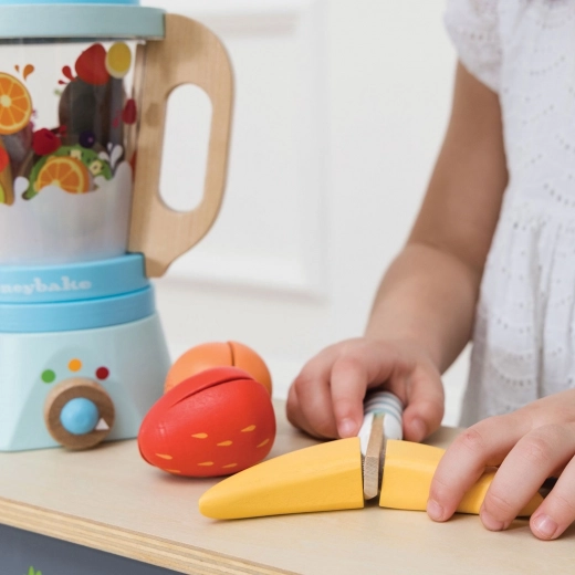 Snijfruit met klittenband en veilig mesje