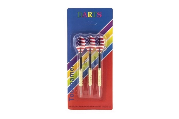 Metal Throwing Darts 15 cm, Set of 3 pcs