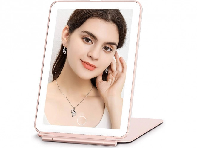 LED Lighted Foldable Makeup Mirror