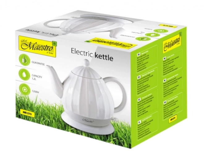 Ceramic Electric Kettle 1.2L 1200W Maestro