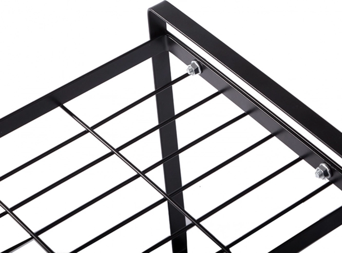 Sturdy powder-coated metal