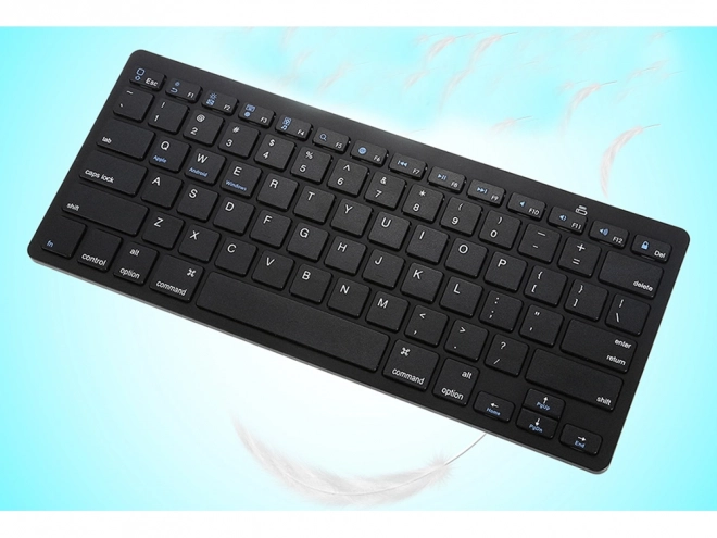 Tastiera senza fili Bluetooth per pc ipad mac piccolo profilo sottile basso – Nero