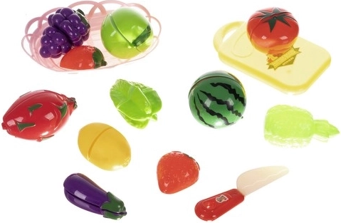 Colorful educational play for little chefs