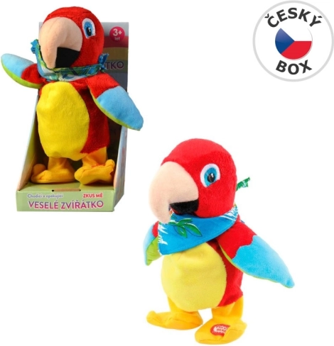 Papegaai die loopt en praat na – 22 cm