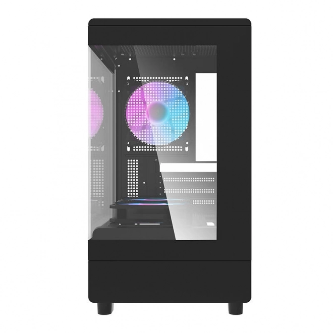 Case per PC Darkflash con 3 Ventilatori ARGB Neri